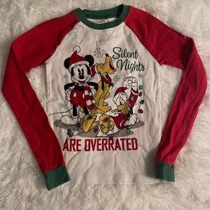 disney boys silent night pj shirt